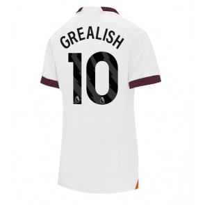 Manchester City Jack Grealish #10 Koszulka Wyjazdowych Kobiety 2023-24 Krótki Rękaw